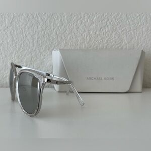 Michael Kors Adrianna | 11026G Women’s Cat-Eye Sunglasses Clear Silver 54mm